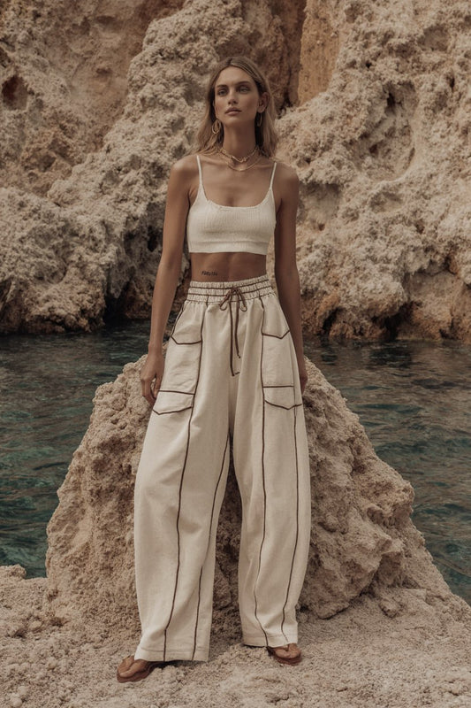 Tanming Women's Barrel Sweatpants