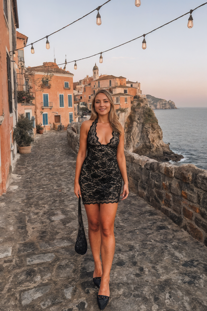 Santorini Seduction Mini Dress